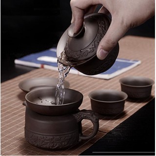 Gaiwan 150ml Gaiwan Tray Teacup Gaiwan Plate (Xiangyun)