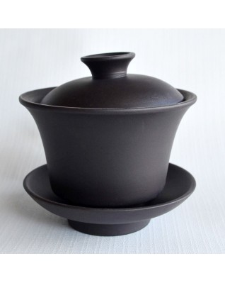 4 oz purple clay galen tray set black