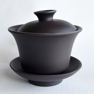 4 oz purple clay galen tray set black